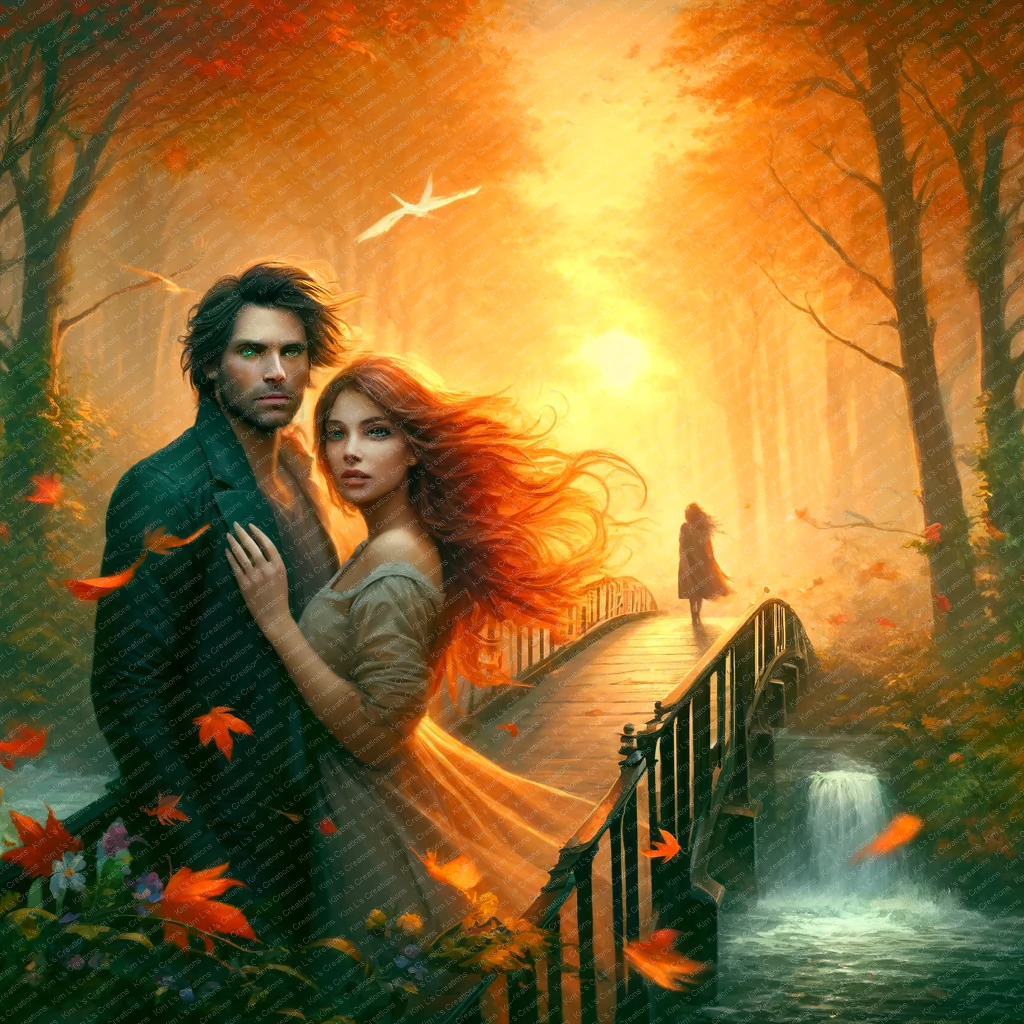Autumnal Lovers in an Enchanted Forest