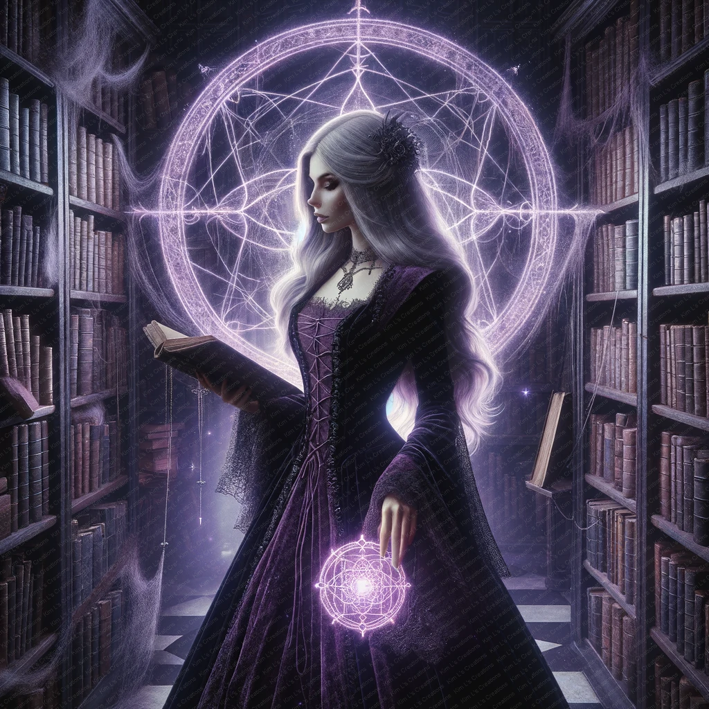 Enchantress of the Arcane Library