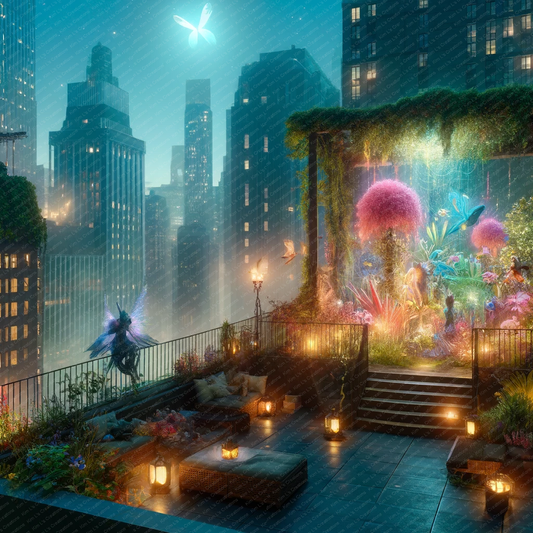 Enchanted Rooftop Garden