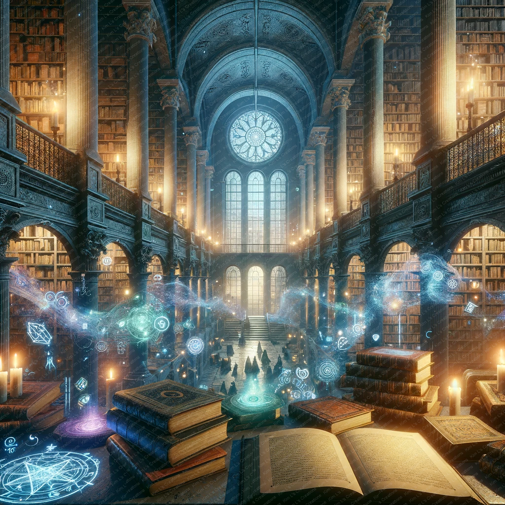 Enchanted Library of Knowledge