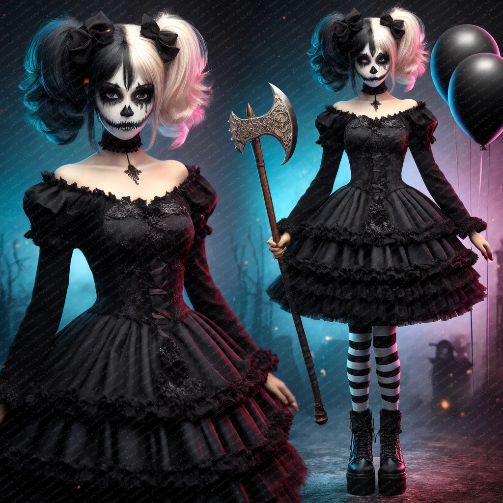 Haunting Gothic Doll