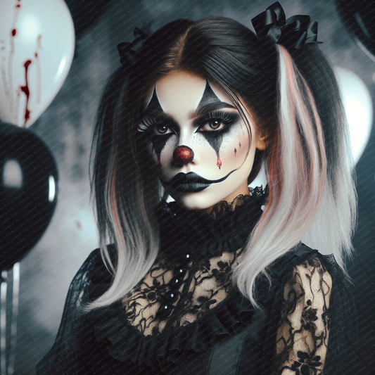 Gothic Clown Girl