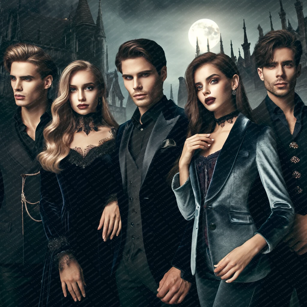 Gothic Vampires in Dark