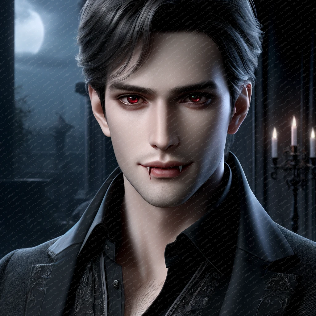 Elegant Male Vampire