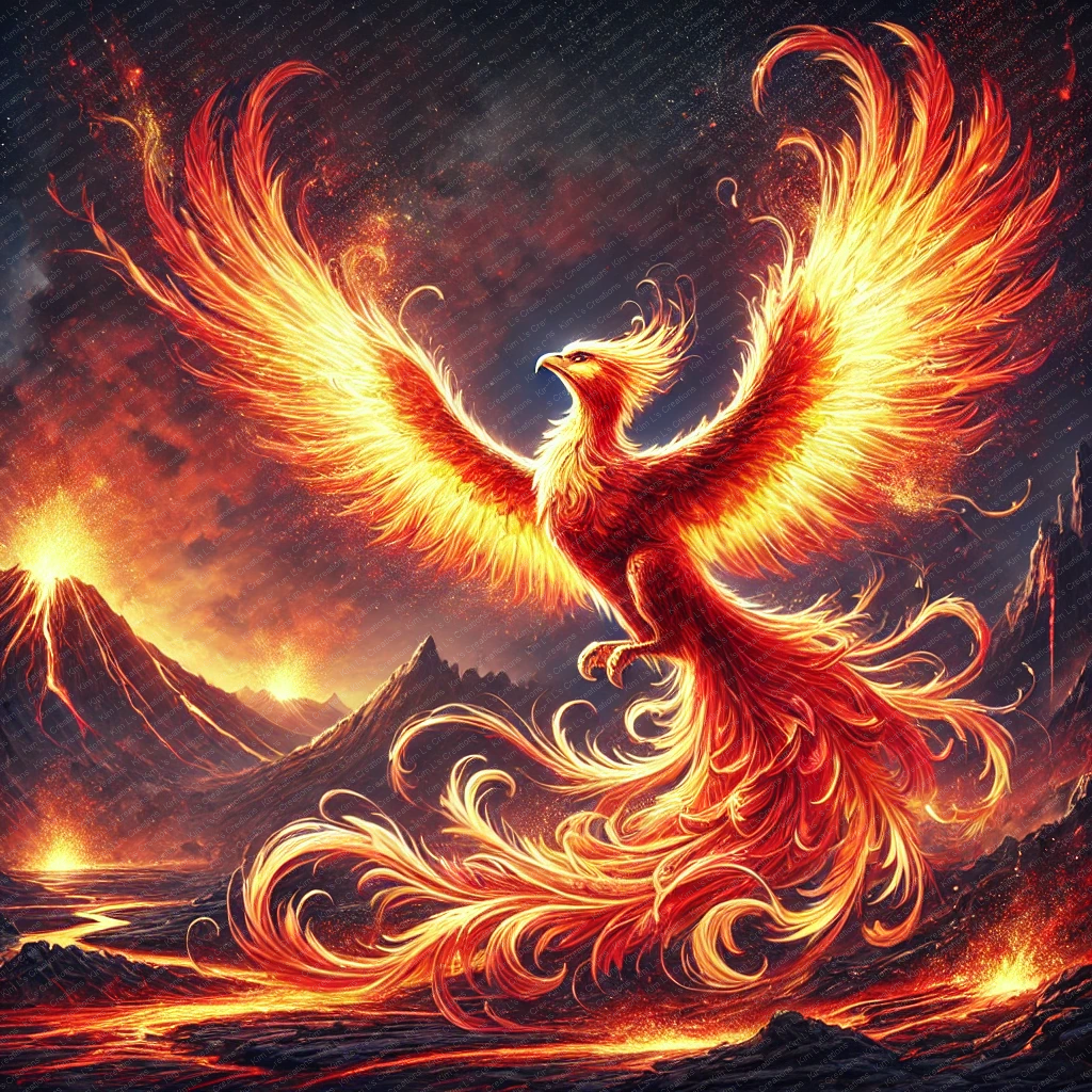 Fiery Phoenix Rising