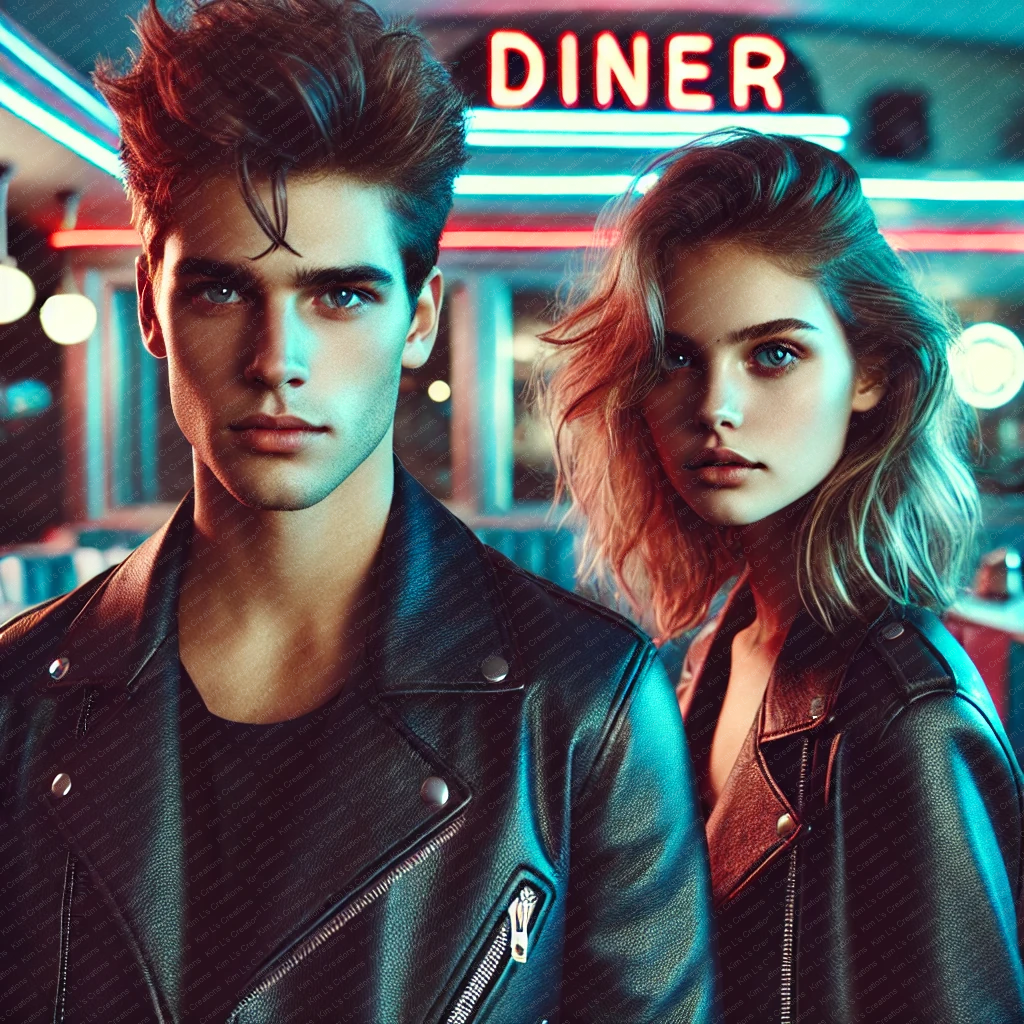 Couple at Retro Diner