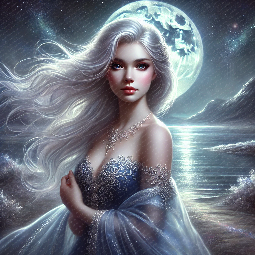 Moonlit Ocean Enchantress