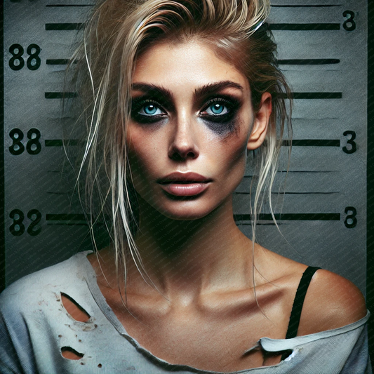 Mugshot of a Woman