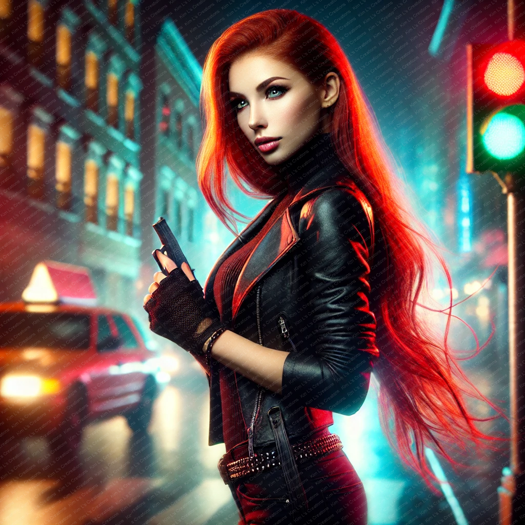 Redhead Vigilante in the City
