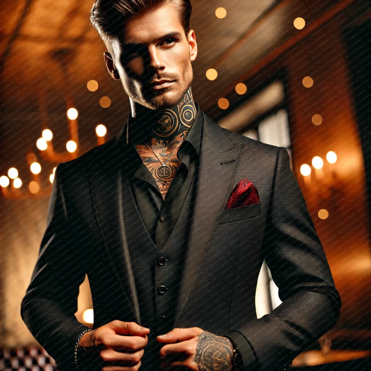 Tattooed Elegance at the Casino Royale