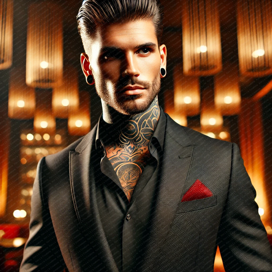 Sleek Elegance: Tattooed Sophistication