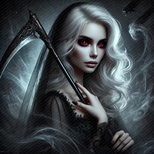 Woman with Scythe