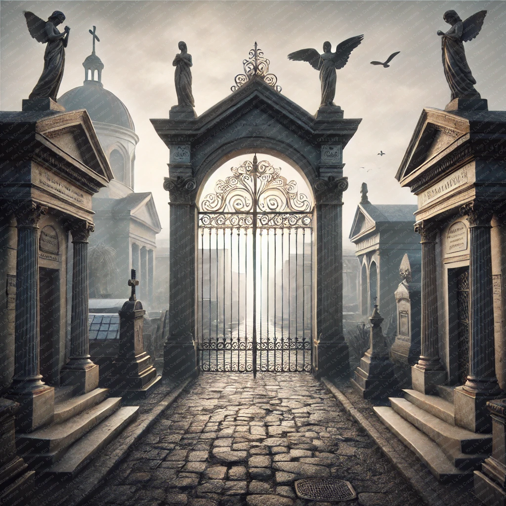 Majestic Cemetery Gate